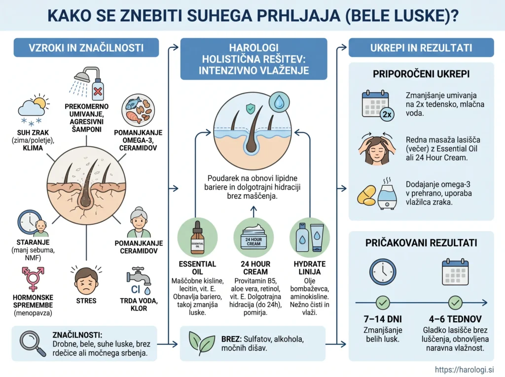 15. Kako se znebiti suhega prhljaja (bele luske)
