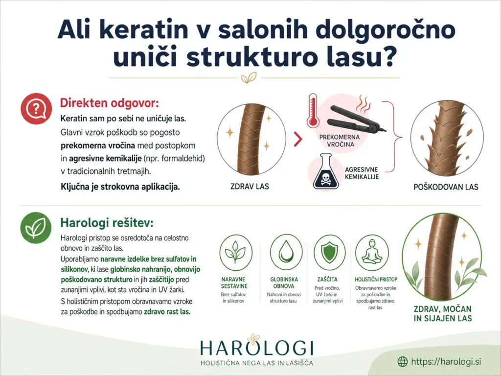81. Ali keratin v salonih dolgoročno uniči strukturo lasu full