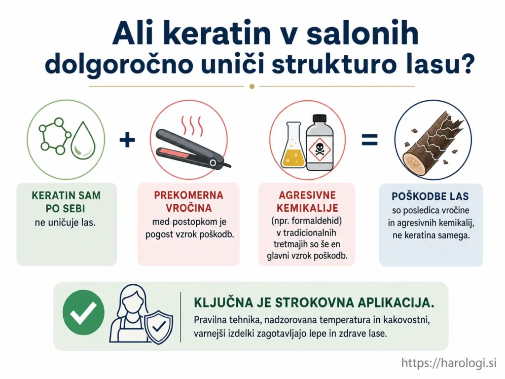 81. Ali keratin v salonih dolgoročno uniči strukturo lasu snipet