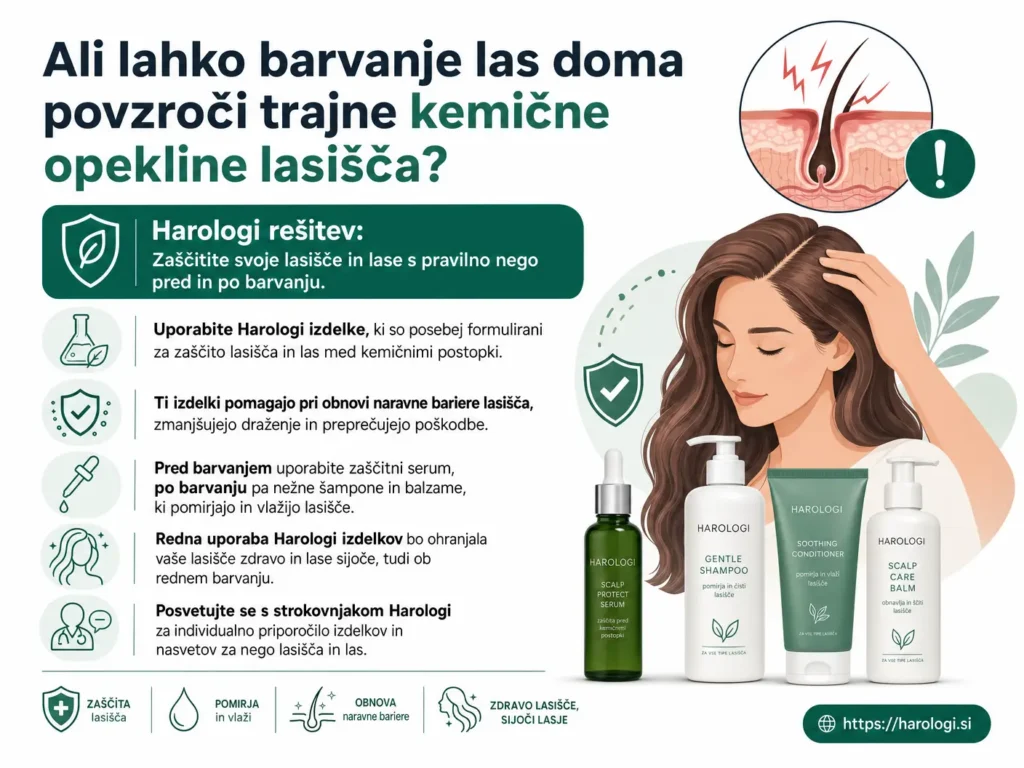 83. Ali lahko barvanje las doma povzroči trajne kemične opekline lasišča full
