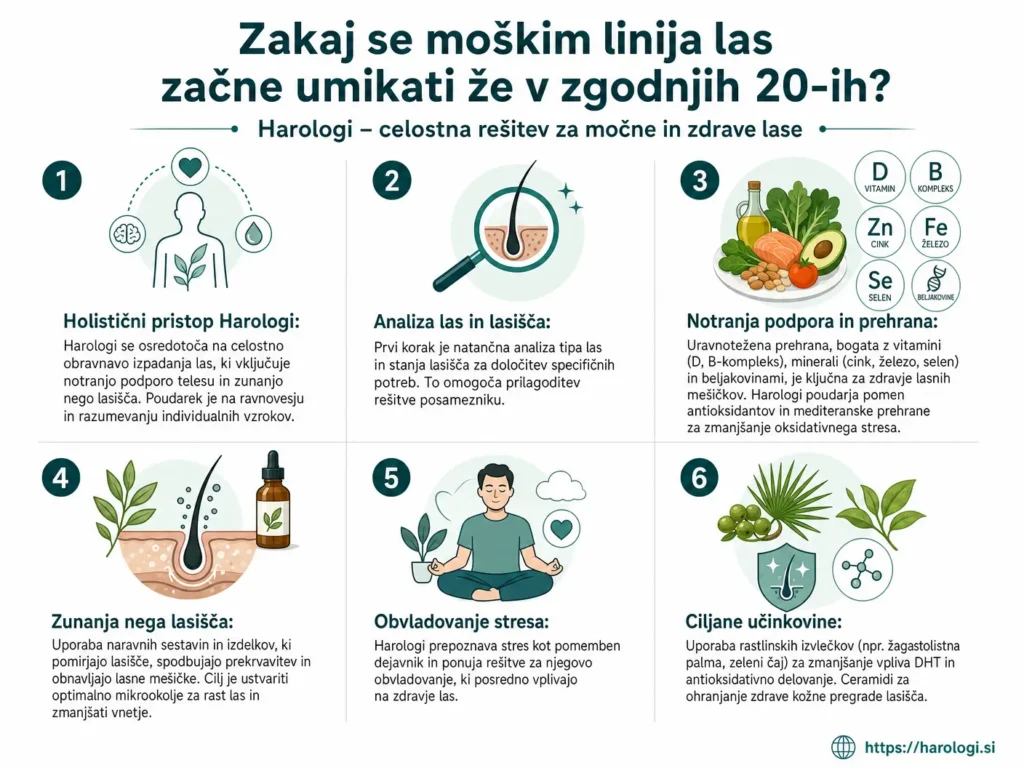 129. Zakaj se moškim linija las začne umikati že v zgodnjih 20 ih full